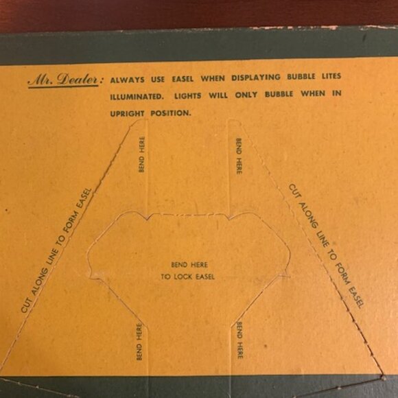 9 Vintage Noma Biscuit Bubble-Lites in the Original Box - Picture 8 of 16